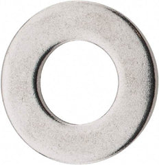 Value Collection - 3/8" Screw, Grade 18-8 Stainless Steel Standard Flat Washer - 13/32" ID x 13/16" OD, 0.065" Thick - Benchmark Tooling