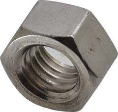 Value Collection - 5/8-11 UNC Stainless Steel Right Hand Hex Nut - 15/16" Across Flats, 35/64" High, Uncoated - Benchmark Tooling