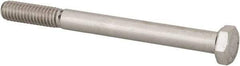 Value Collection - 5/16-18 UNC, 3-1/2" Length Under Head Hex Head Cap Screw - Grade 18-8 Stainless Steel, 1/2" Hex - Benchmark Tooling