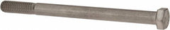 Value Collection - 3/8-16 UNC, 5" Length Under Head Hex Head Cap Screw - Grade 18-8 Stainless Steel, 9/16" Hex - Benchmark Tooling