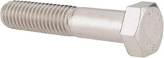 Value Collection - 1/2-13 UNC, 2-1/2" Length Under Head Hex Head Cap Screw - Grade 18-8 Stainless Steel, 3/4" Hex - Benchmark Tooling