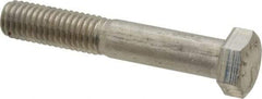 Value Collection - 1/2-13 UNC, 3" Length Under Head Hex Head Cap Screw - Grade 18-8 Stainless Steel, 3/4" Hex - Benchmark Tooling