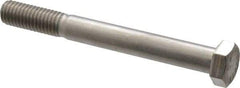 Value Collection - 1/2-13 UNC, 4-1/2" Length Under Head Hex Head Cap Screw - Grade 18-8 Stainless Steel, 3/4" Hex - Benchmark Tooling