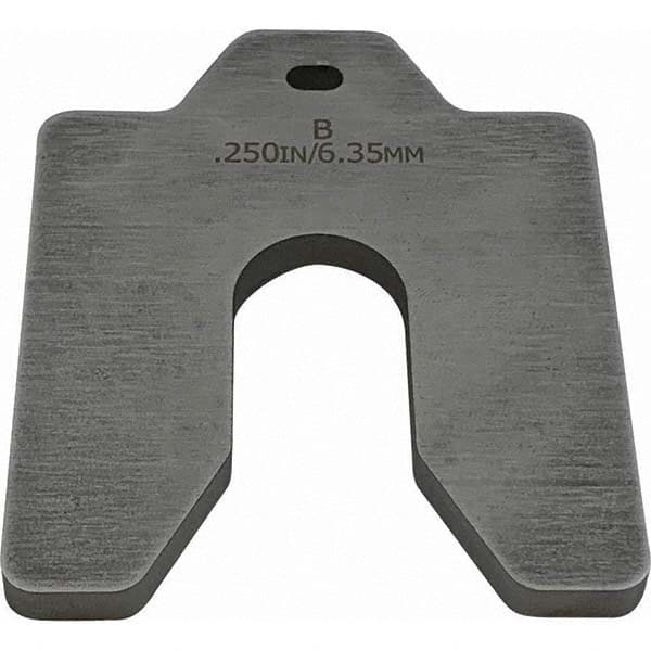 Maudlin Products - Metal Shim Stock Type: Slotted Shim Material: Stainless Steel - Benchmark Tooling