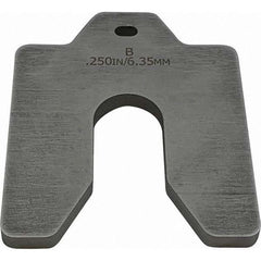 Maudlin Products - Metal Shim Stock Type: Slotted Shim Material: Stainless Steel - Benchmark Tooling