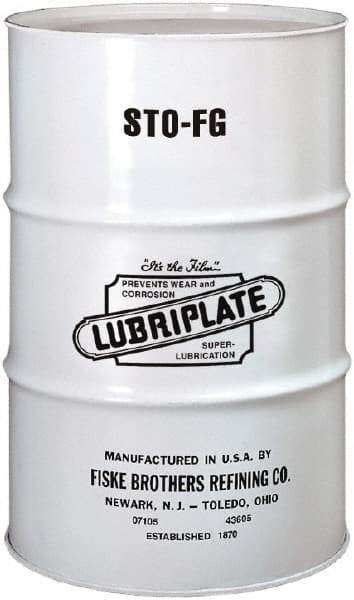 Lubriplate - 55 Gal Drum Mineral Multi-Purpose Oil - SAE 20, ISO 68, 350 SUS at 100°F, Food Grade - Benchmark Tooling