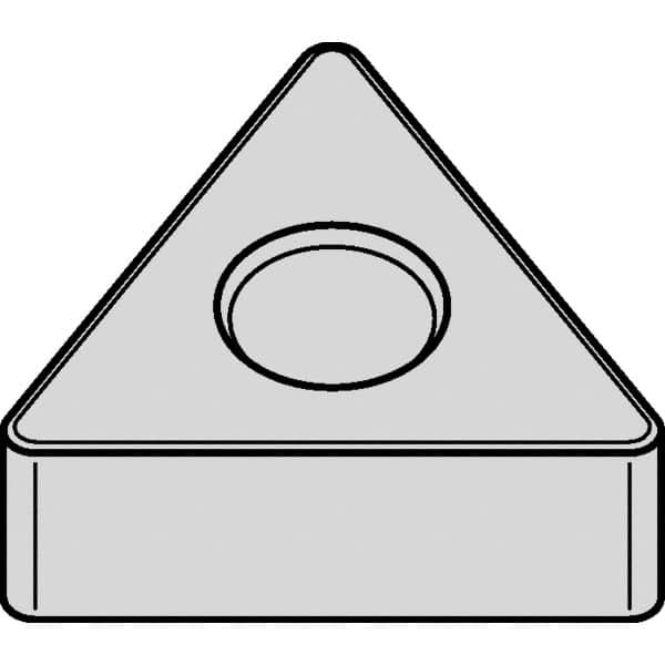 Kennametal - TNGA332 T0820 Grade KYK10 Ceramic Turning Insert - 60° Triangle, 3/8" Inscr Circle, 3/16" Thick, 1/32" Corner Radius - Benchmark Tooling