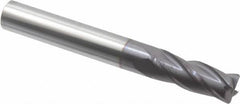 Niagara Cutter - 5/16", 4 Flute, Single End, Solid Carbide, 0.03" Corner Radius End Mill - 2-1/2" OAL, 30° Helix, Right Hand Flute, 13/16" LOC, Right Hand Cut - Benchmark Tooling