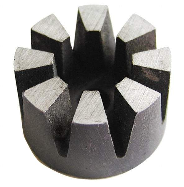 Eclipse - 1-1/4" OD x 1-3/8" High, 2 Pole Alnico Rotor Magnet - 5/16" Hole Diam, 23 Lb Max Holding Capacity, 1,022°F Max Operating Temp - Benchmark Tooling