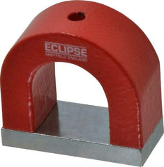 Eclipse - 3/16" Hole Diam, 2-3/16" Overall Width, 15/16" Deep, 1-13/16" High, Alnico Power Magnets - 1,022°Fahrenheit Max Operating Temp - Benchmark Tooling