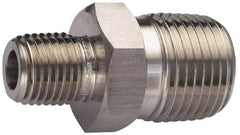 Ham-Let - 1 x 3/4" Internal Brass Reducer Nipple - 2600 PSI, MNPT x MNPT - Benchmark Tooling