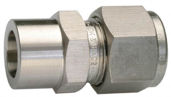 Ham-Let - 1/2" OD, Grade 316Stainless Steel Union - Comp x Socket Weld Ends - Benchmark Tooling
