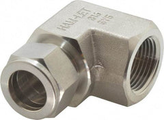 Ham-Let - 3/4" OD, Grade 316Stainless Steel Female Elbow - Comp x FNPT Ends - Benchmark Tooling