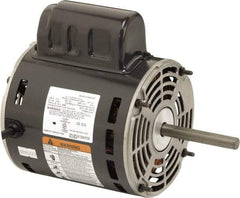 US Motors - 1/2 hp, ODP Enclosure, Auto Thermal Protection, 1,100 RPM, 115/230 Volt, 60 Hz, Industrial Electric AC/DC Motor - Size 48 Frame, Stud Mount, 1 Speed, Ball Bearings, 6.2/3.1 Full Load Amps, B Class Insulation, CW Lead End - Benchmark Tooling