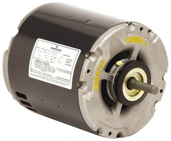 US Motors - 1/3 hp, ODP Enclosure, Auto Thermal Protection, 1,725 RPM, 115 Volt, 60 Hz, Industrial Electric AC/DC Motor - Size 56 Frame, Ring Mount, 2 Speed, SAB/Sleeve Bearings, 5.5/3.9 Full Load Amps, B Class Insulation, CCW Lead End - Benchmark Tooling