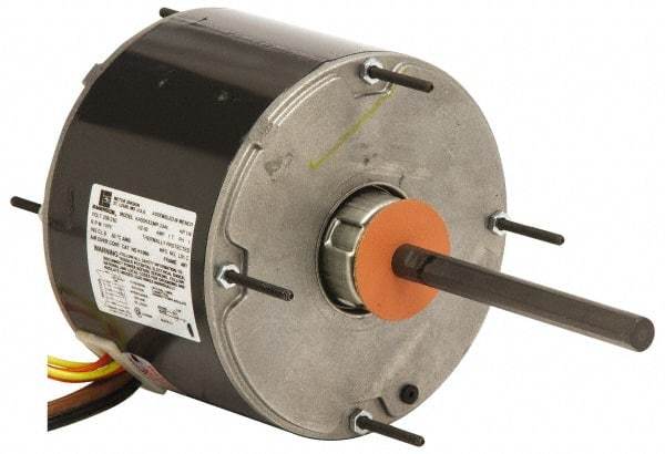 US Motors - 1/2 hp, TEAO Enclosure, Auto Thermal Protection, 1,075 RPM, 208-230 Volt, 60 Hz, Industrial Electric AC/DC Motor - Size 48 Frame, Stud/Band Mount, 1 Speed, Ball Bearings, 3.0 Full Load Amps, B Class Insulation, CCW Lead End Rev - Benchmark Tooling