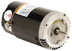 US Motors - 3/4 hp, ODP Enclosure, Auto Thermal Protection, 3,450 RPM, 115/230 Volt, 60 Hz, Industrial Electric AC/DC Motor - Size 56 Frame, C-Face Mount, 1 Speed, Ball Bearings, B Class Insulation, CW Lead End - Benchmark Tooling