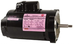 US Motors - 3/4 hp, ODP Enclosure, Auto Thermal Protection, 3,450 RPM, 115/208-230 Volt, 60 Hz, Industrial Electric AC/DC Motor - Size 56J Frame, J-Face Mount, 1 Speed, Ball Bearings, 10.4/5.4-5.2 Full Load Amps, B Class Insulation, CCW Drive End - Benchmark Tooling