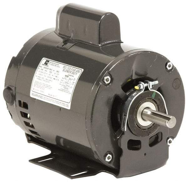 US Motors - TEAO Enclosure, No Thermal Protection, 1,725 RPM, 208-230/460 Volt, 60 Hz, Three Phase Standard Efficient Motor - Size 56 Frame, Cradle/Stud Mount, 1 Speed, Ball Bearings, 3/1.5 Full Load Amps, B Class Insulation, Reversible - Benchmark Tooling