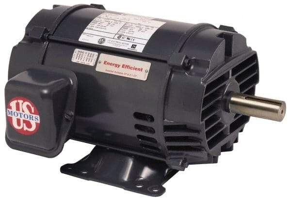 US Motors - 100 hp, ODP Enclosure, No Thermal Protection, 3,565 RPM, 230/460 Volt, 60 Hz, Three Phase Premium Efficient Motor - Size 365 Frame, Rigid Mount, 1 Speed, Ball Bearings, 225/112 Full Load Amps, F Class Insulation, CCW Lead End - Benchmark Tooling