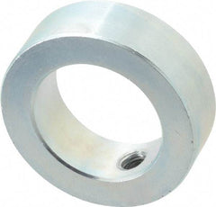 Climax Metal Products - 1-5/8" Bore, Steel, Set Screw Shaft Collar - 2-1/2" Outside Diam, 13/16" Wide - Benchmark Tooling