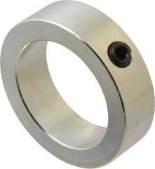 Climax Metal Products - 2-1/2" Bore, Steel, Set Screw Shaft Collar - 3-1/2" Outside Diam, 1" Wide - Benchmark Tooling