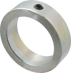 Climax Metal Products - 3" Bore, Steel, Set Screw Shaft Collar - 4" Outside Diam, 1-1/8" Wide - Benchmark Tooling