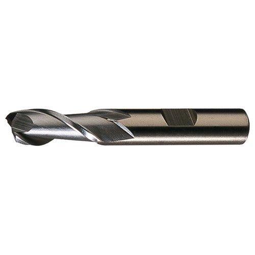 ‎7/16″ × 1/2″ × 1″ × 2-11/16″ RHS / RHC HSS-E (PM) Powder Metal Finishing End Mill-2F SE CC - Bright - Exact Industrial Supply