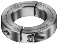 Climax Metal Products - 80mm Bore, Steel, One Piece Clamp Collar - 4-1/4" Outside Diam - Benchmark Tooling