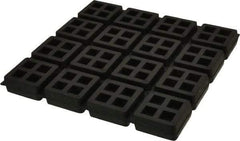 Mason Ind. - 8" Long x 8" Wide x 3/4" Thick, Rubber, Machinery Leveling Pad & Mat - Benchmark Tooling