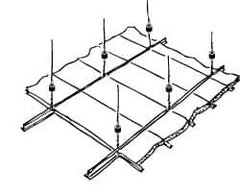 Mason Ind. - 60 to 155 Lb Capacity, Vibration Control Hanger - 1-1/4" Wide, White - Benchmark Tooling