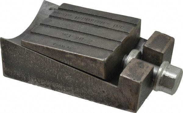 Mason Ind. - 9,000 Lb Capacity, 3-1/2 Wide x 6" Long, Wedge Jack - 3/8" Rise, 2-1/8" High (Without Pad) - Benchmark Tooling