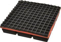 Mason Ind. - 6" Long x 6" Wide x 1-1/4" Thick, Neoprene & Steel, Machinery Leveling Pad & Mat - 1,800 Lb Max Load - Benchmark Tooling