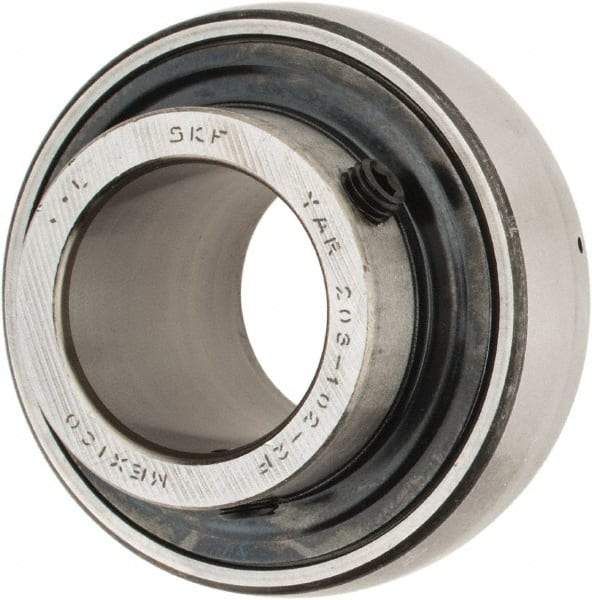 SKF - 1-1/8" ID x 2.4409" OD, 3,380 Lb Dynamic Capacity, Insert Bearing Insert Bearing - 0.7087" Race Width, 2,520 Lb Static Capacity - Benchmark Tooling