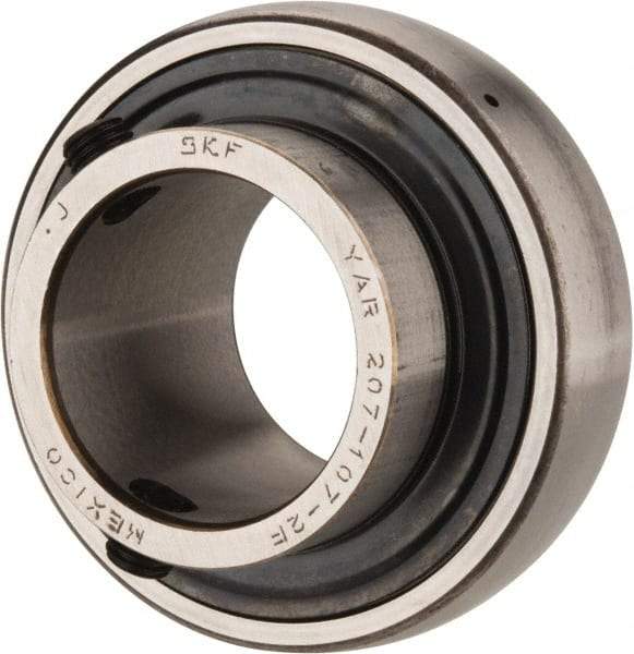 SKF - 1-7/16" ID x 2.8346" OD, 4,410 Lb Dynamic Capacity, Insert Bearing Insert Bearing - 3/4" Race Width, 3,440 Lb Static Capacity - Benchmark Tooling