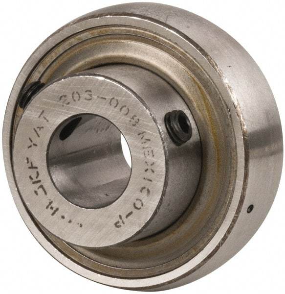 SKF - 1/2" ID x 1.5748" OD, 1,650 Lb Dynamic Capacity, Insert Bearing Insert Bearing - 0.4724" Race Width, 1,070 Lb Static Capacity - Benchmark Tooling