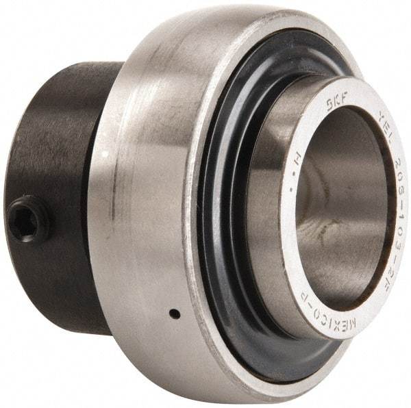 SKF - 1-3/16" ID x 2.4409" OD, 3,380 Lb Dynamic Capacity, Insert Bearing Insert Bearing - 0.7087" Race Width, 2,520 Lb Static Capacity - Benchmark Tooling