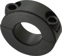 Made in USA - 3/4" Bore, Steel, Two Piece Shaft Collar - 1-1/2" Outside Diam, 1/2" Wide - Benchmark Tooling