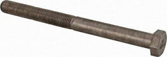 Value Collection - 1-8 UNC, 12" Length Under Head Hex Head Cap Screw - Partially Threaded, Grade 18-8 Stainless Steel, Uncoated, 1-5/16" Hex - Benchmark Tooling
