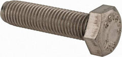 Value Collection - 5/16-24 UNF, 1-1/4" Length Under Head Hex Head Cap Screw - Partially Threaded, Grade 316 Stainless Steel, Uncoated, 1/2" Hex - Benchmark Tooling