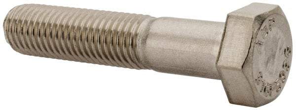 Value Collection - 5/16-24 UNF, 1-1/2" Length Under Head Hex Head Cap Screw - Partially Threaded, Grade 316 Stainless Steel, Uncoated, 1/2" Hex - Benchmark Tooling