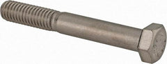 Value Collection - 3/8-16 UNC, 2-3/4" Length Under Head Hex Head Cap Screw - Partially Threaded, Grade 316 Stainless Steel, Uncoated, 9/16" Hex - Benchmark Tooling