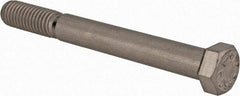 Value Collection - 7/16-14 UNC, 4" Length Under Head Hex Head Cap Screw - Partially Threaded, Grade 316 Stainless Steel, Uncoated, 5/8" Hex - Benchmark Tooling