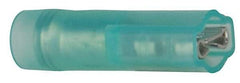 3M - 16 to 14 AWG, Nylon, Fully Insulated, Female Wire Disconnect - 3/16 Inch Wide Tab, Blue, RoHS 2011/65/EU Compliant - Benchmark Tooling