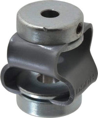 Huco - 1/4" Max Bore Diam, Flexible Flex P Double Loop Coupling - 27mm OD, Polyurethane - Benchmark Tooling