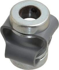 Huco - 3/8" Max Bore Diam, Flexible Flex P Double Loop Coupling - 27mm OD, Polyurethane - Benchmark Tooling