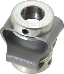 Huco - 3/8" Max Bore Diam, Flexible Flex P Double Loop Coupling - 27mm OD, Polyurethane - Benchmark Tooling