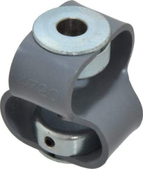 Huco - 3/8" Max Bore Diam, Flexible Flex P Double Loop Coupling - 48mm OD, Polyurethane - Benchmark Tooling