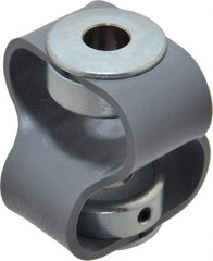 Huco - 7/16" Max Bore Diam, Flexible Flex P Double Loop Coupling - 48mm OD, Polyurethane - Benchmark Tooling