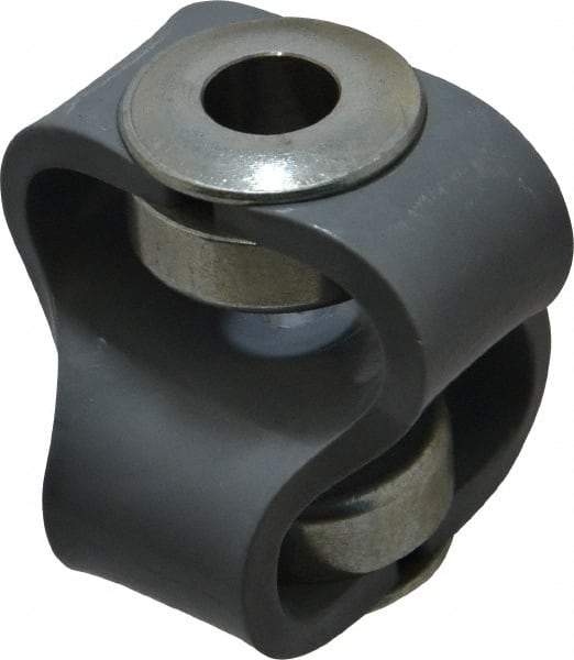 Huco - 1/2" Max Bore Diam, Flexible Flex P Double Loop Coupling - 56mm OD, Polyurethane - Benchmark Tooling